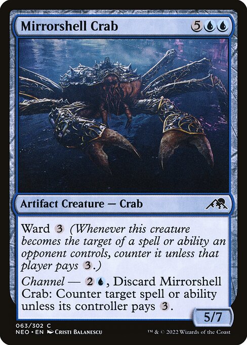 NEO, Mirrorshell Crab, Standard, 63, C, Near Mint, Normal, EN
