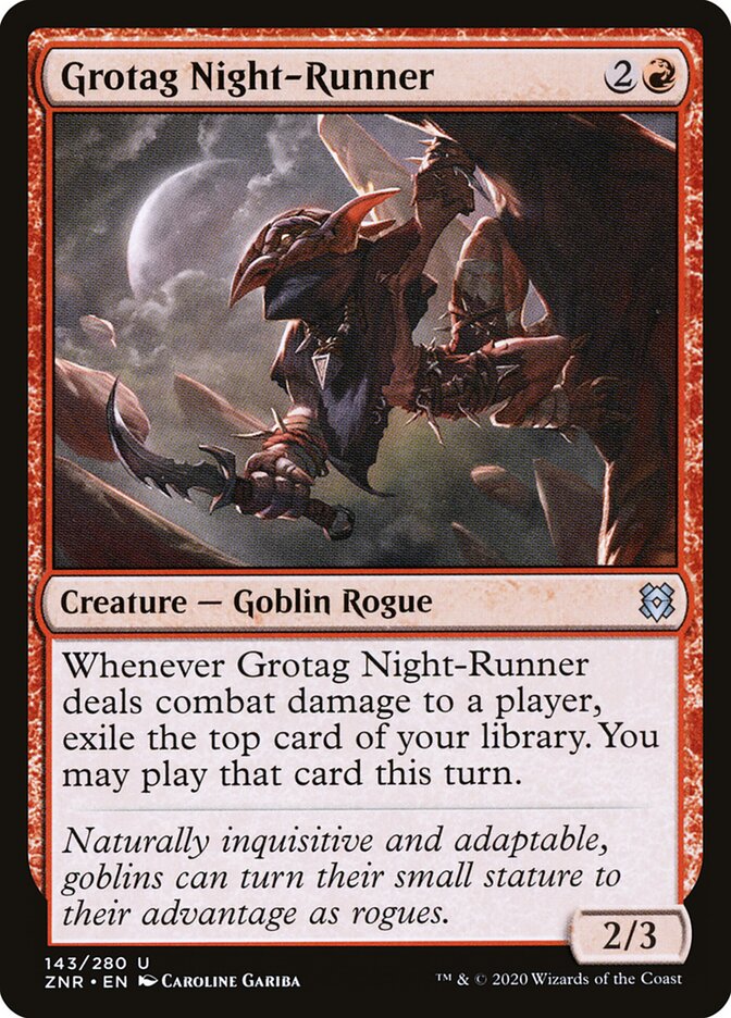 ZNR, Grotag Night-Runner, Standard, 143, U, Near Mint, Normal, EN