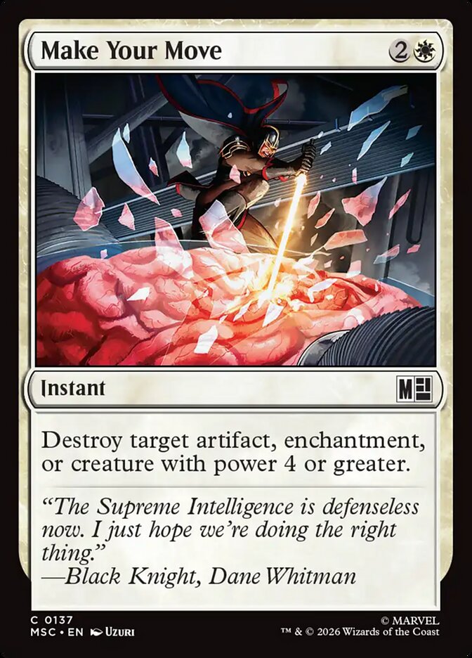 MSC, Make Your Move, Standard, 137, C, Near Mint, (Surge Foil), EN