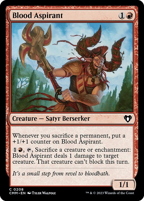 CMM, Blood Aspirant, Standard, 208, C, Near Mint, Normal, EN