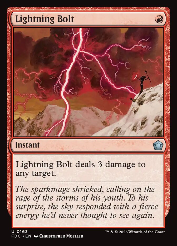 FDC, Lightning Bolt, Standard, 163, U, Near Mint, Normal, EN