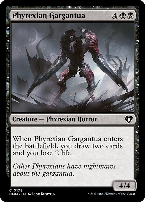 CMM, Phyrexian Gargantua, Standard, 178, C, Near Mint, Normal, EN