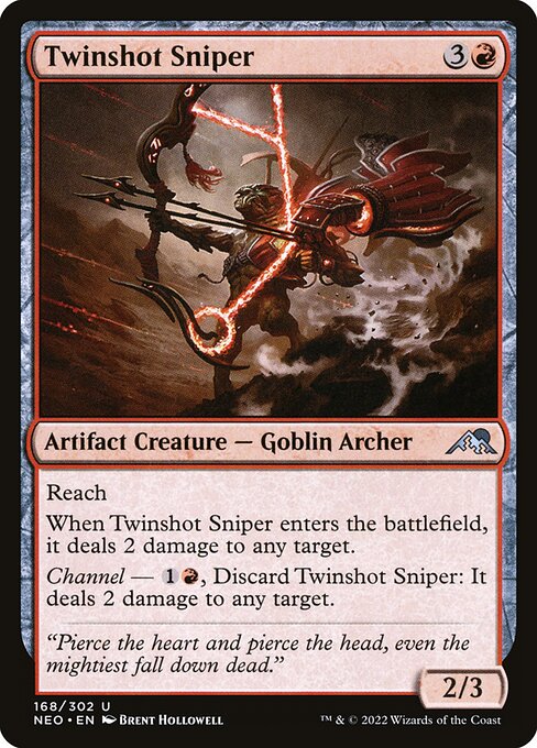 NEO, Twinshot Sniper, Standard, 168, U, Near Mint, Normal, EN