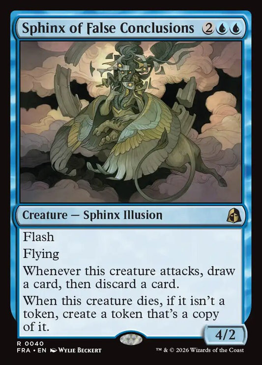 FRA, Sphinx of False Conclusions, Standard, 40, R, Near Mint, Normal, EN