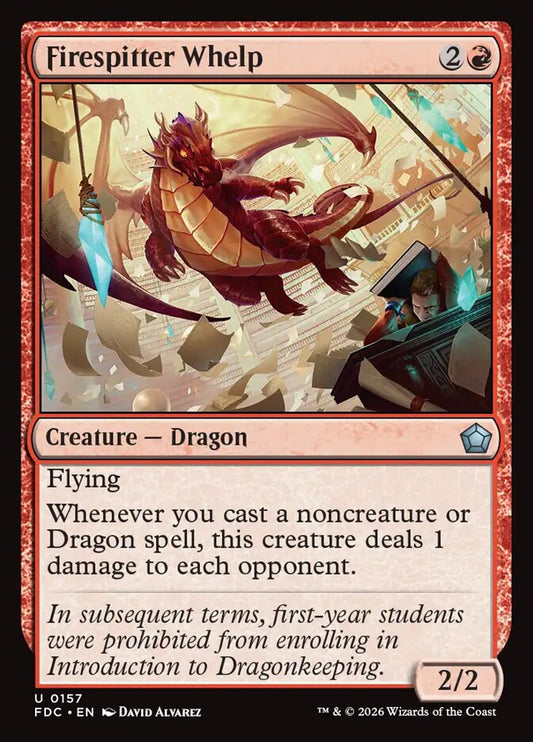 FDC, Firespitter Whelp, Standard, 157, U, Near Mint, Normal, EN
