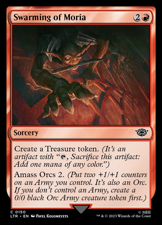 LTR, Swarming of Moria, Standard, 150, C, Near Mint, Normal, EN