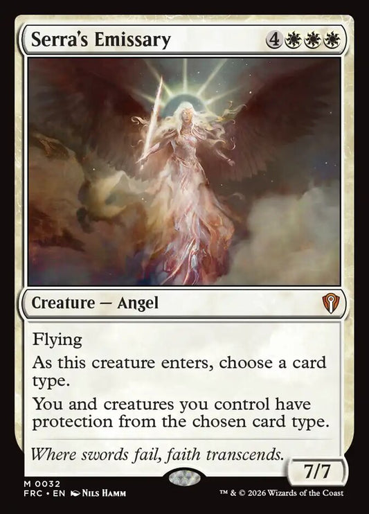 FRC, Serra's Emissary, Standard, 32, M, Near Mint, Normal, EN