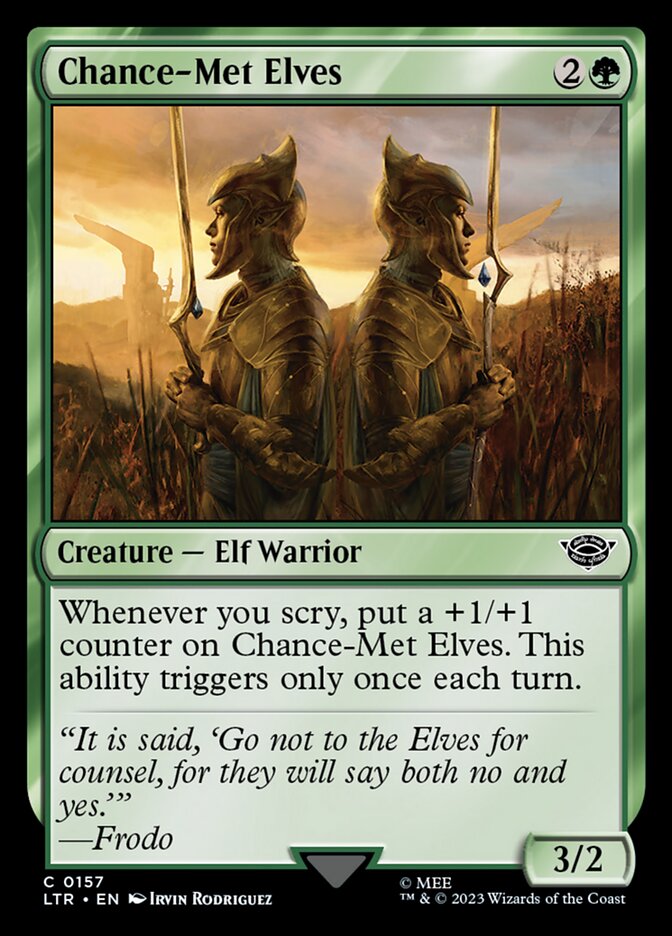 LTR, Chance-Met Elves, Standard, 157, C, Near Mint, Normal, EN