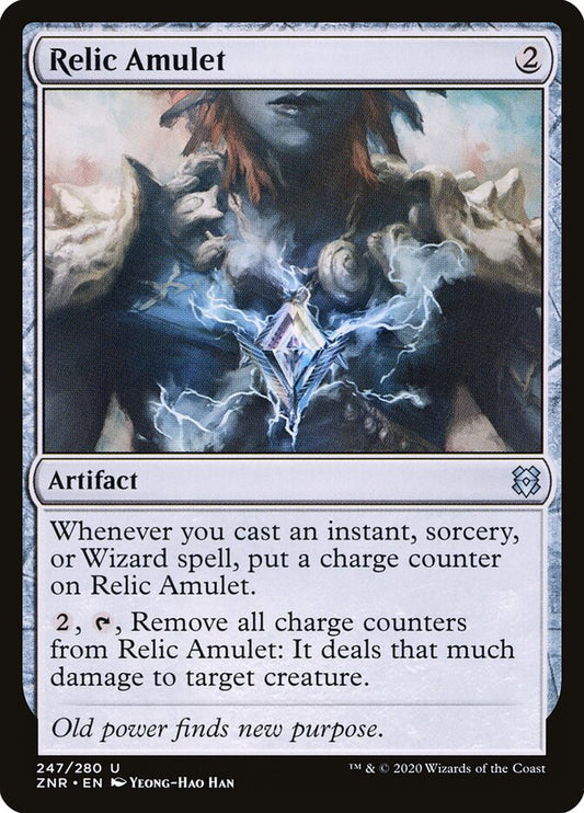 ZNR, Relic Amulet, Standard, 247, U, Near Mint, (Foil), EN