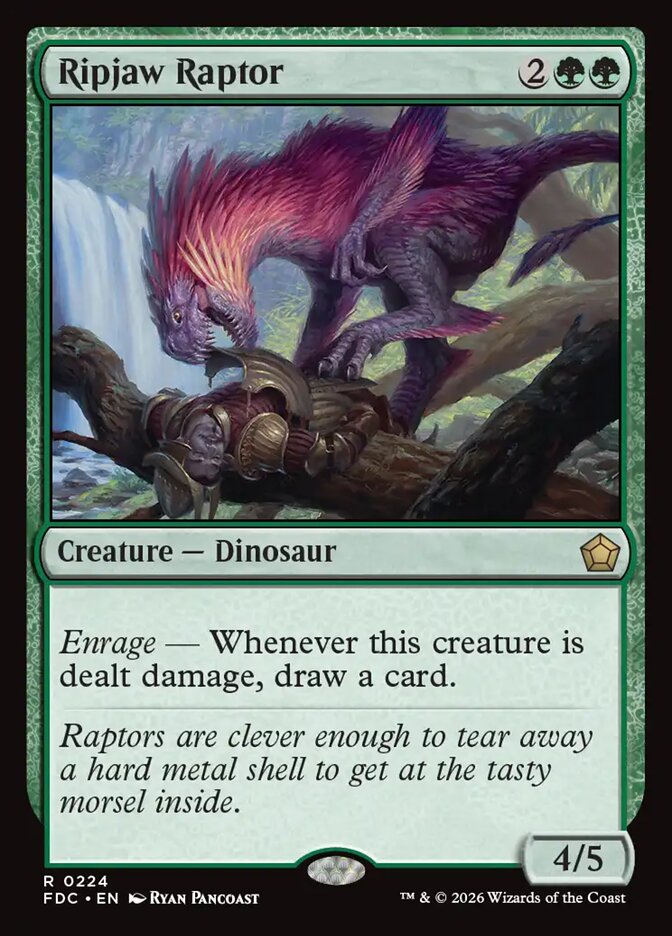 FDC, Ripjaw Raptor, Standard, 224, R, Near Mint, Normal, EN