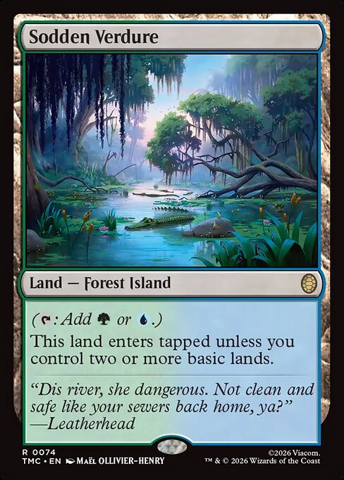 TMC, Sodden Verdure, Standard, 74, R, Near Mint, (Normal), EN