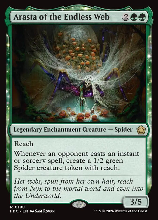 FDC, Arasta of the Endless Web, Standard, 188, R, Near Mint, Normal, EN