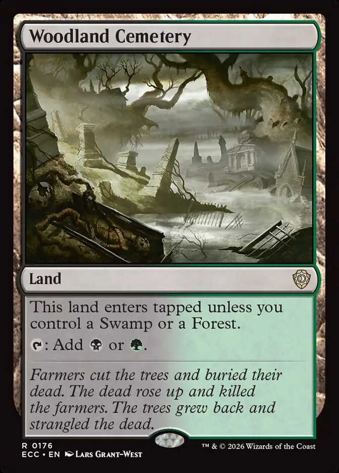 ECC, Woodland Cemetery, Standard, 176, R, Near Mint, Normal, EN
