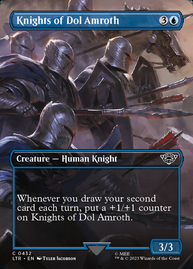 LTR, Knights of Dol Amroth, (Borderless), 432, C, Near Mint, Normal, EN