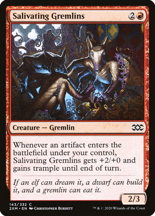 2XM, Salivating Gremlins, Standard, 143, C, Near Mint, (Foil), EN