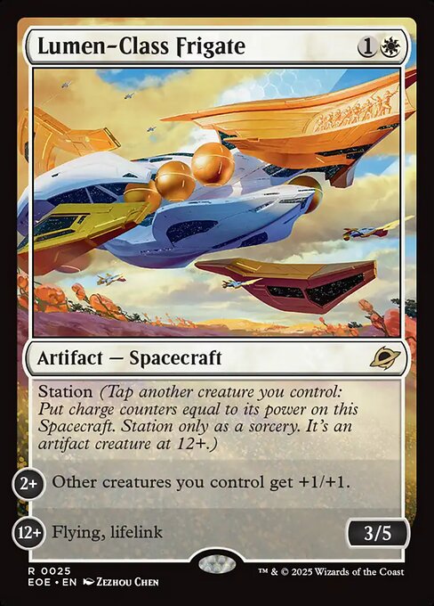 EOE, Lumen-Class Frigate, Standard, 25, R, Near Mint, (Foil), EN