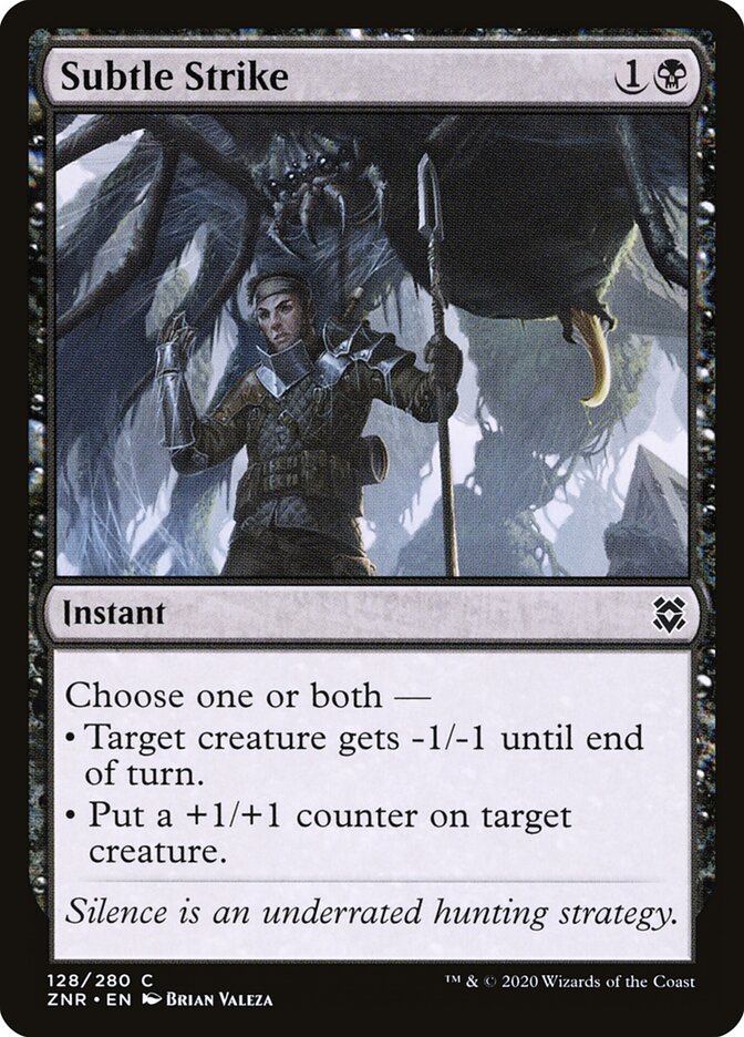 ZNR, Subtle Strike, Standard, 128, C, Near Mint, Normal, EN
