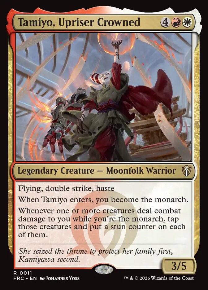 FRC, Tamiyo, Upriser Crowned, Standard, 11, R, Near Mint, Normal, EN