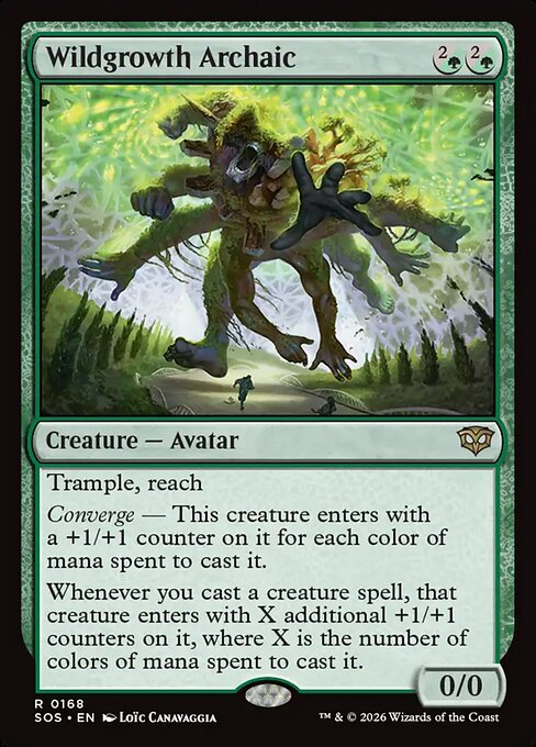 SOS, Wildgrowth Archaic, Standard, 168, R, Near Mint, Normal, EN