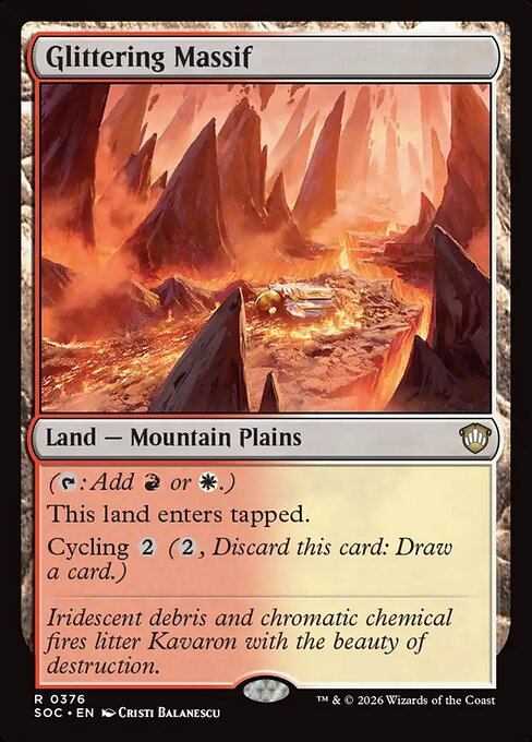 SOC, Glittering Massif, Standard, 376, R, Near Mint, Normal, EN