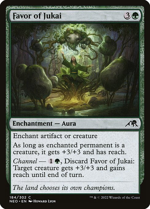 NEO, Favor of Jukai, Standard, 184, C, Near Mint, Normal, EN