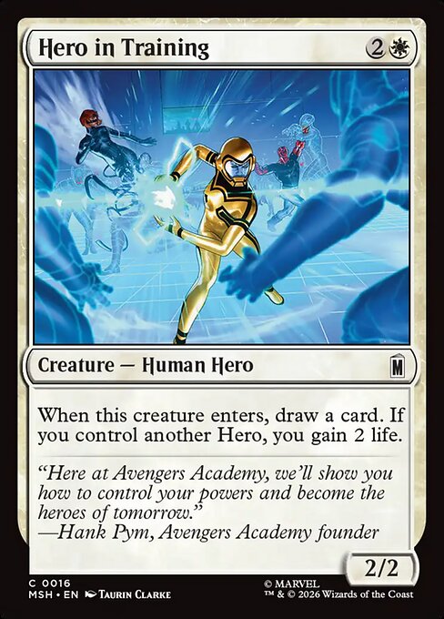 MSH, Hero in Training, Standard, 16, C, Near Mint, Normal, EN