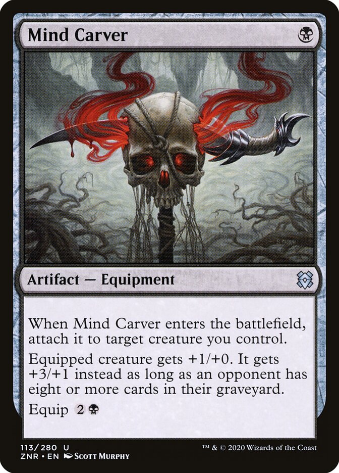 ZNR, Mind Carver, Standard, 113, U, Near Mint, Normal, EN