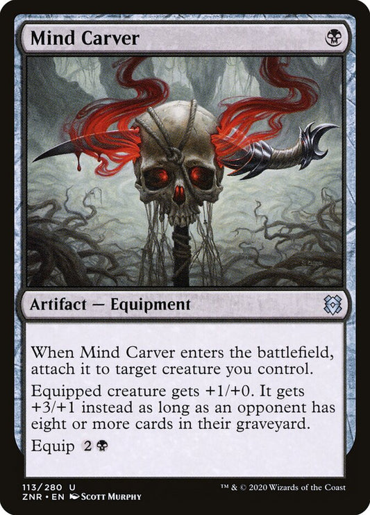 ZNR, Mind Carver, Standard, 113, U, Near Mint, Normal, EN