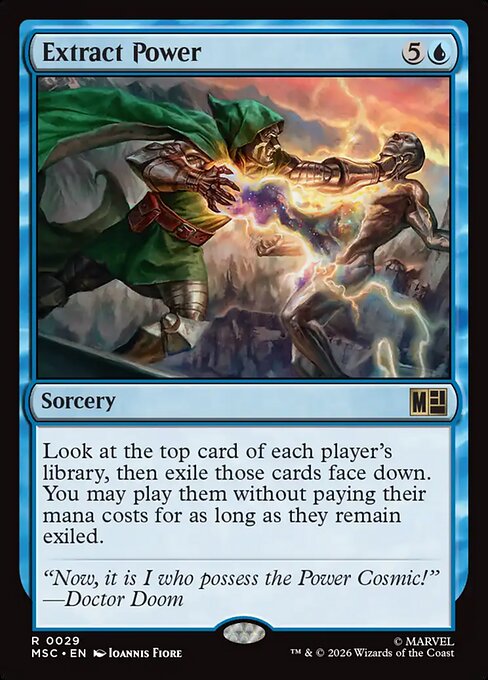 MSC, Extract Power, Standard, 29, R, Near Mint, (Surge Foil), EN