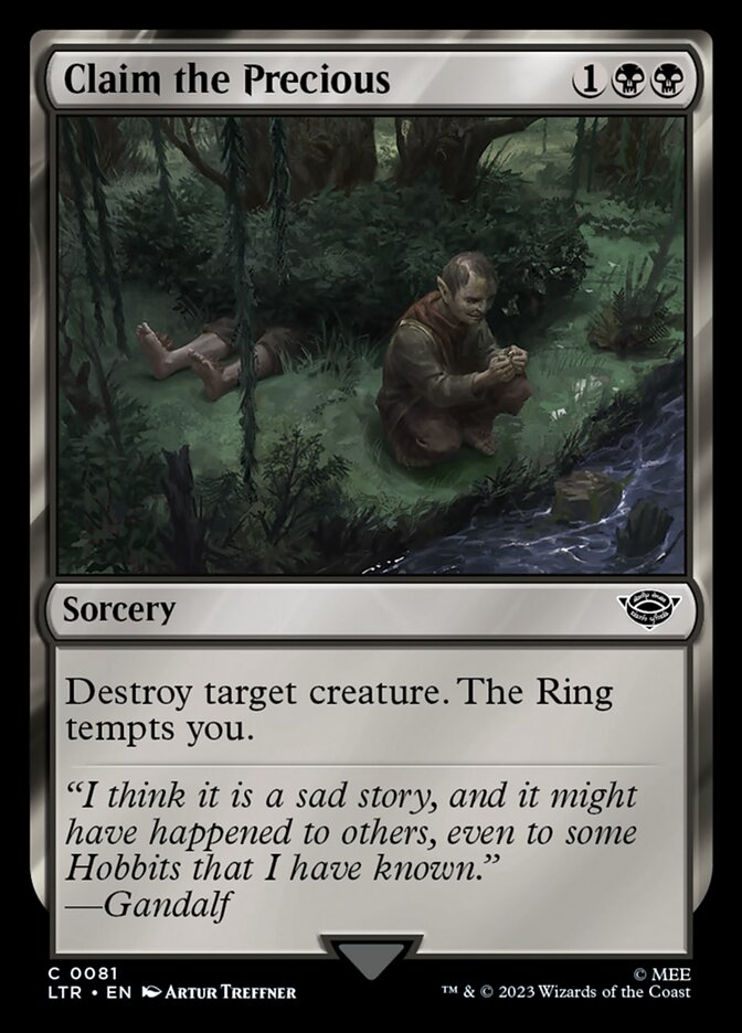 LTR, Claim the Precious, Standard, 81, C, Near Mint, (Foil), EN