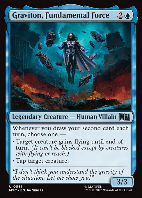 MSC, Graviton, Fundamental Force, Standard, 531, U, Near Mint, Normal, EN