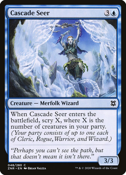 ZNR, Cascade Seer, Standard, 48, C, Near Mint, Normal, EN