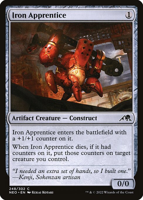 NEO, Iron Apprentice, Standard, 248, C, Near Mint, Normal, EN
