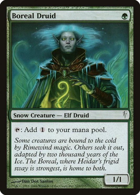 CSP, Boreal Druid, Standard, 105, C, Near Mint, Normal, EN