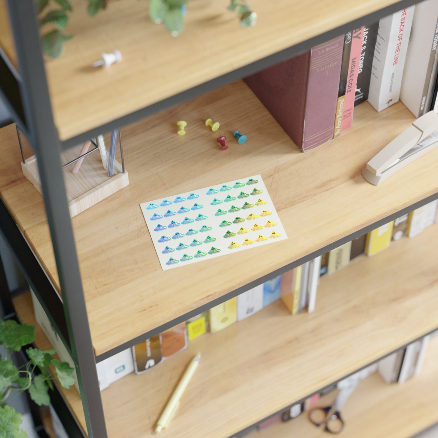Colorful Table Game Sticker Sheets for Gamers and Crafters