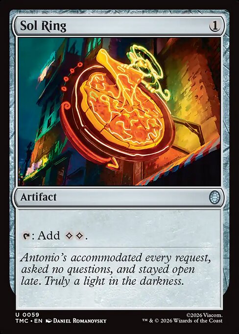 TMC, Sol Ring, Standard, 59, U, Near Mint, (Surge Foil), EN