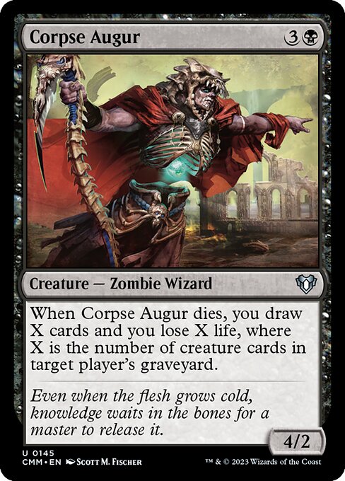 CMM, Corpse Augur, Standard, 145, U, Near Mint, Normal, EN