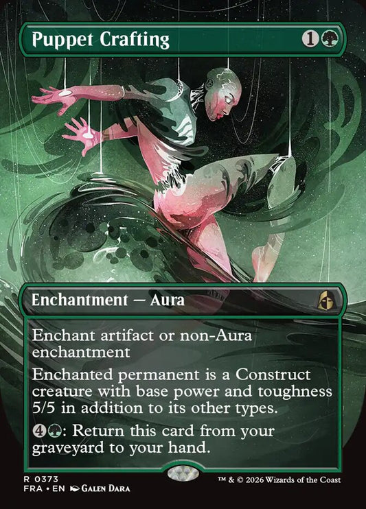 FRA, Puppet Crafting, (Borderless), 373, R, Near Mint, (Foil), EN