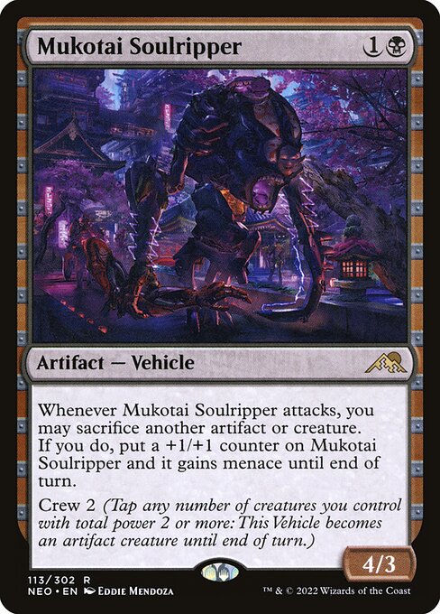 NEO, Mukotai Soulripper, Standard, 113, R, Near Mint, Normal, EN