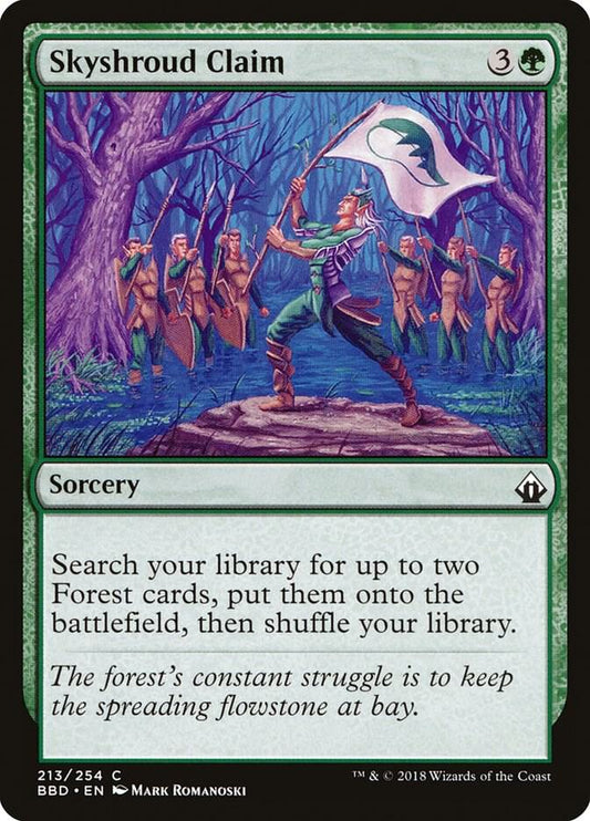 BBD, Skyshroud Claim, Standard, 213, C, Near Mint, Normal, EN