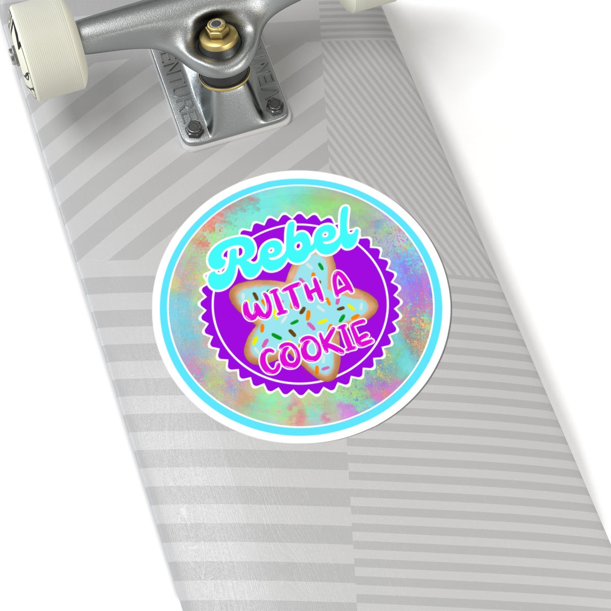 Rebel With a Cookie Stickers | Fun, Playful Stickers for Laptops, Water Bottles, Scrapbooking, Gift Ideas, Party Favors