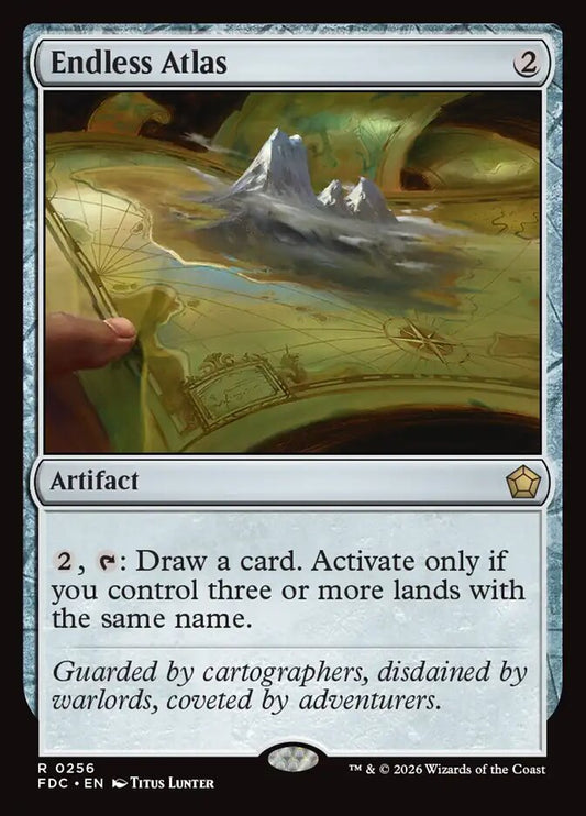 FDC, Endless Atlas, Standard, 256, R, Near Mint, Normal, EN