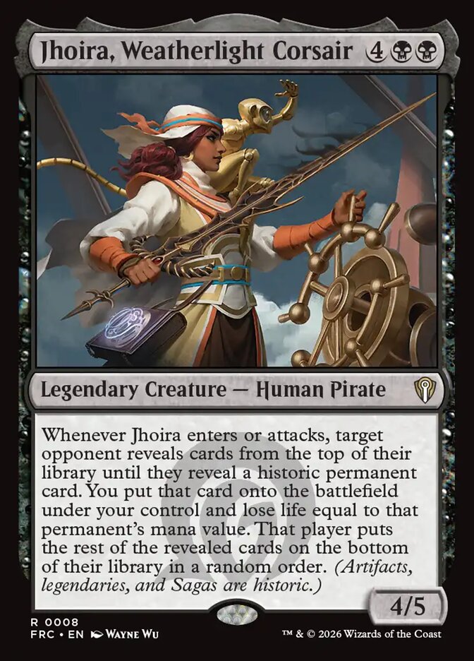 FRC, Jhoira, Weatherlight Corsair, Standard, 8, R, Near Mint, Normal, EN