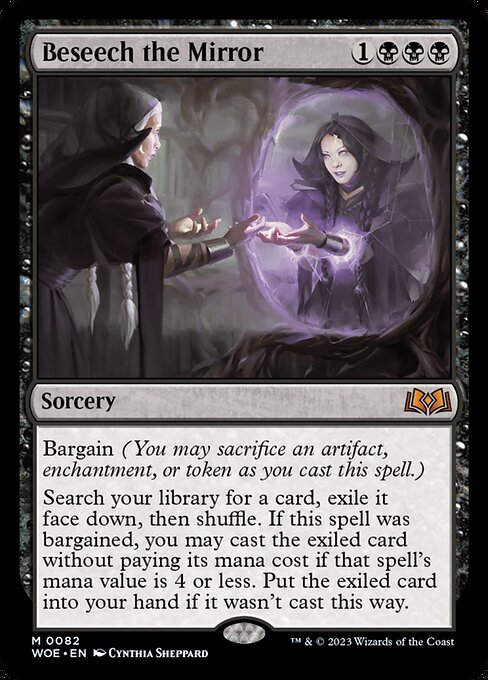 WOE, Beseech the Mirror, Standard, 82, M, Near Mint, (Foil), EN