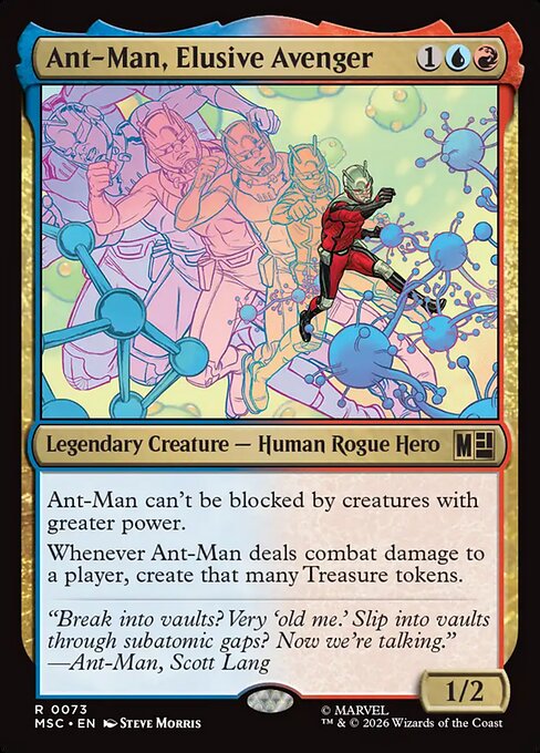 MSC, Ant-Man, Elusive Avenger, Standard, 73, R, Near Mint, {Surge Foil}, EN