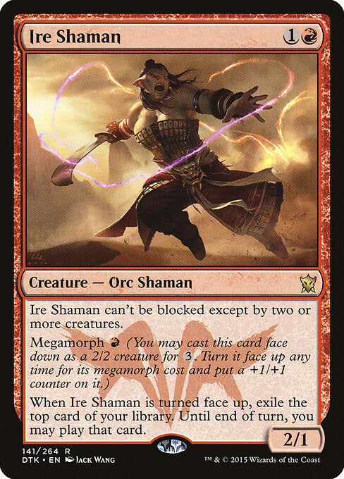 DTK, Ire Shaman, Standard, 141, R, Near Mint, Normal, EN