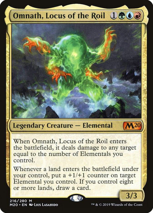 M20, Omnath, Locus of the Roil, Standard, 216, M, Near Mint, Normal, EN