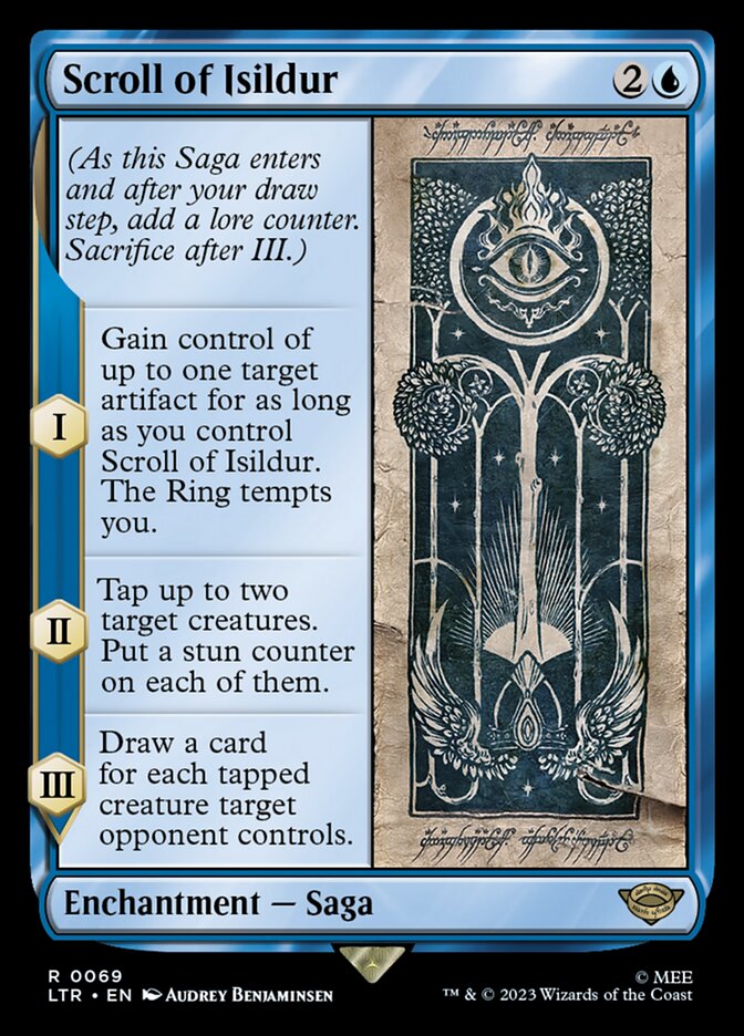 LTR, Scroll of Isildur, Standard, 69, R, Near Mint, Normal, EN