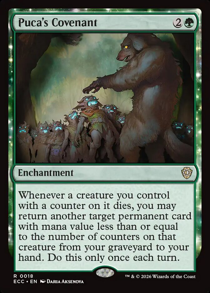 ECC, Puca's Covenant, Standard, 18, R, Near Mint, Normal, EN