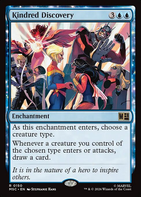 MSC, Kindred Discovery, Standard, 150, R, Near Mint, {Surge Foil}, EN